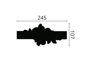 Listwa ścienna (łącznik) Z104 NOËL & MARQUET (NMC) ARSTYL® – komplet 2szt.