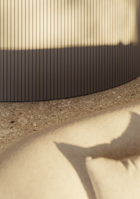 Panel ścienny 3D CANELÉ L FLEX ARSTYL® – wyrazista forma na zakrzywionych ścianach