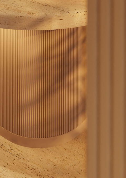 Panel ścienny 3D CANELÉ S ARSTYL® – subtelny rytm i klasyczna elegancja