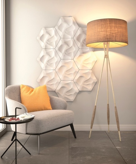 Panel ścienny 3D CORAL ARSTYL® – organiczna elegancja w nowoczesnym wnętrzu