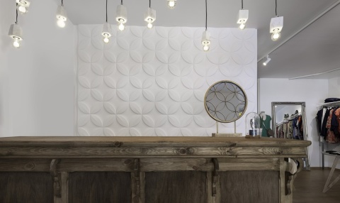 Panel ścienny 3D FLOWER ARSTYL® – subtelna organiczna kompozycja