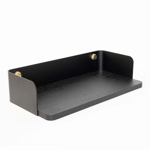 WoodUpp® CREATE | Półka na książki – Dąb czarny (39,9 x 20 cm)