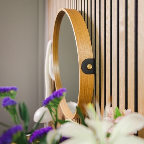 Lustro WoodUpp® CREATE – elegancja i ciepło naturalnego dębu - dąb klasyczny