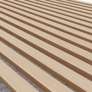 Panel akustyczny Akupanel | 300 Dąb Klasyczny (Szary Filc)