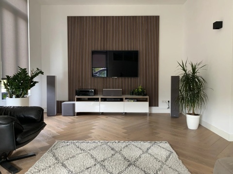 Panel akustyczny Akupanel | 300 Dąb Rustykalny Szary