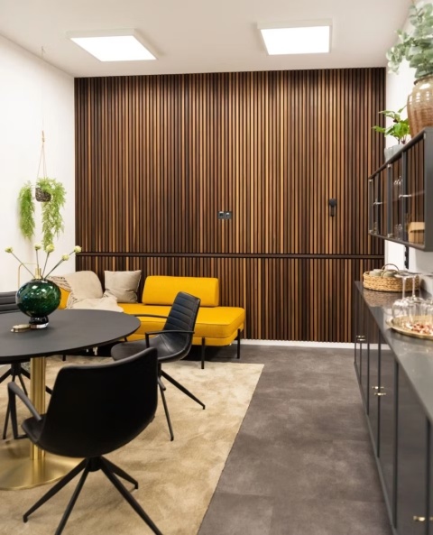 Panel akustyczny Akupanel | 300 Modrzew Rustykalny Przyciemniony