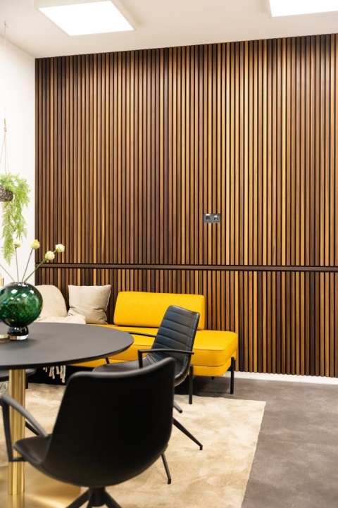 Panel akustyczny Akupanel | 300 Modrzew Rustykalny Przyciemniony