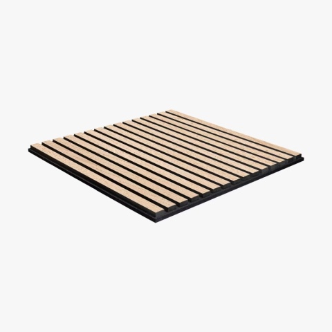 Panel akustyczny Akupanel | 60 Dąb Klasyczny (Czarny Filc, Czarna Płyta)