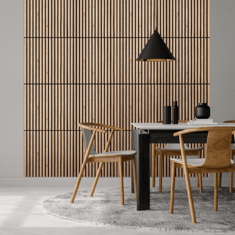 Panel akustyczny Akupanel | 60 Dąb Rustykalny Naturalny