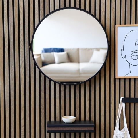 Lustro WoodUpp® CREATE – połączenie natury i designu - dąb czarny