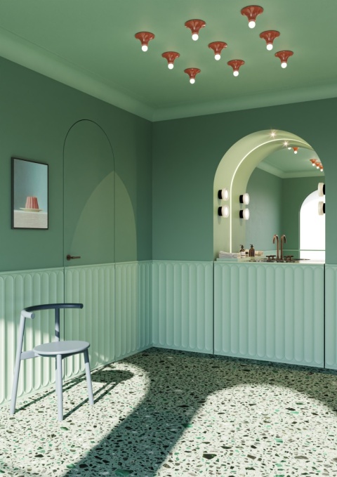 Panel ścienny 3D ARC S ARSTYL® – subtelne łuki i gra światła