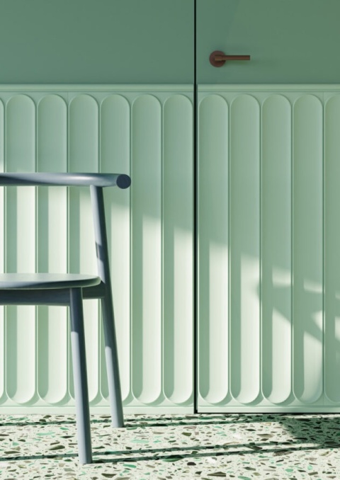 Panel ścienny 3D ARC S ARSTYL® – subtelne łuki i gra światła