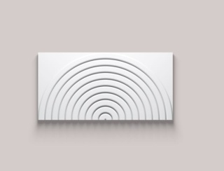 Panel ścienny 3D CANELÉ R L ARSTYL® – rytmiczna harmonia w dużym formacie