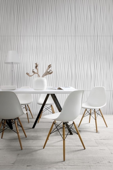 Panel ścienny 3D WAVE ARSTYL® – nowoczesna fala i harmonia światła