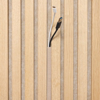 WoodUpp® CREATE | Maskownica kabli Pop-on (3 szt.) – eleganckie ukrycie przewodów